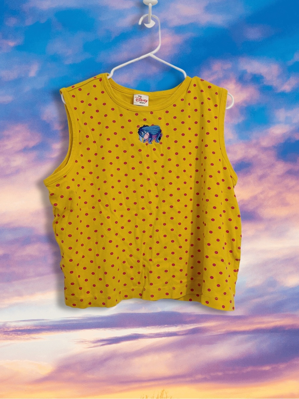 Retro Disney Eeyore Y2K Tank Top | Vintage Winnie the Pooh Aesthetic Graphic Cam